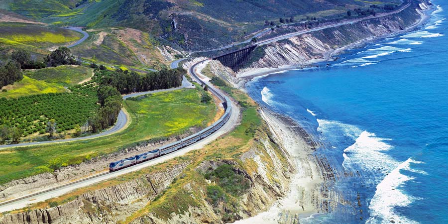 The Coast Starlight train